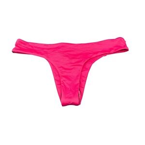 Volcom Simply Solid Cheeky Bikini Bottom‎ Maroon Econyl XL NEW